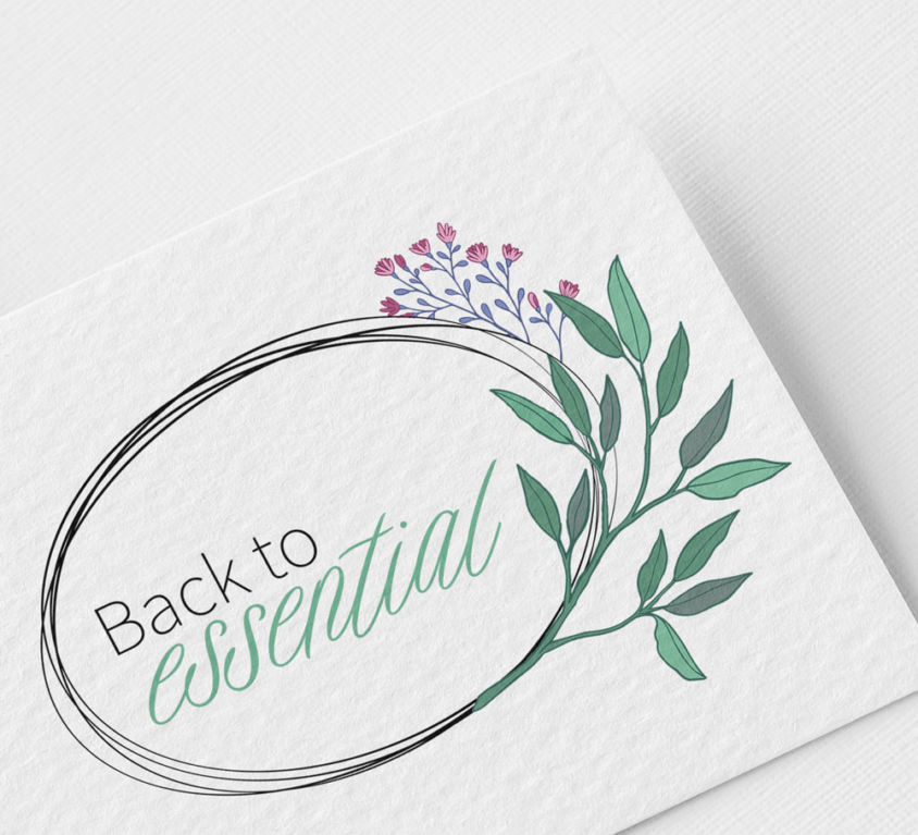 Logodesign Back to Essential